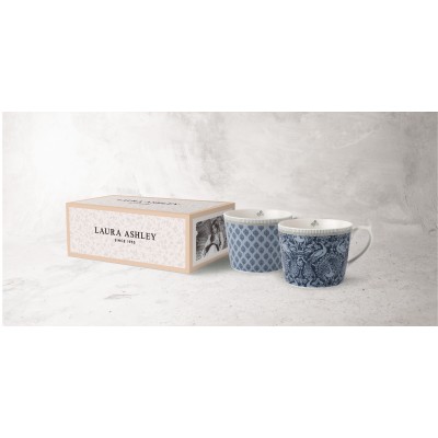Набор кружек Laura Ashley Blue Tea Collectables 300 мл 2 шт